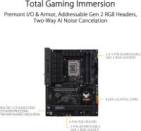 ASUS TUF GAMING B760-PLUS WIFI DDR4 1700p ATX 4x DDR4,PCIe® 5.0,WiFi 6, BT5.2,3x M.2 slots, 4x SATA 3 Port, Anakart